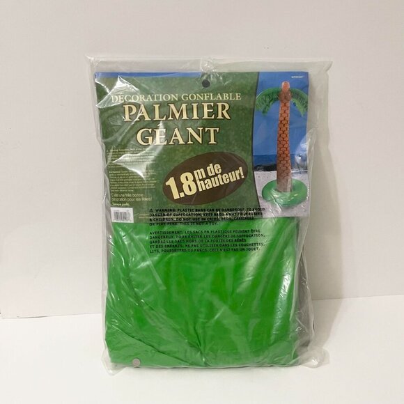 Inflatable Jumbo Palm Tree Decoration 6 Feet Tall - Picture 6 of 13
